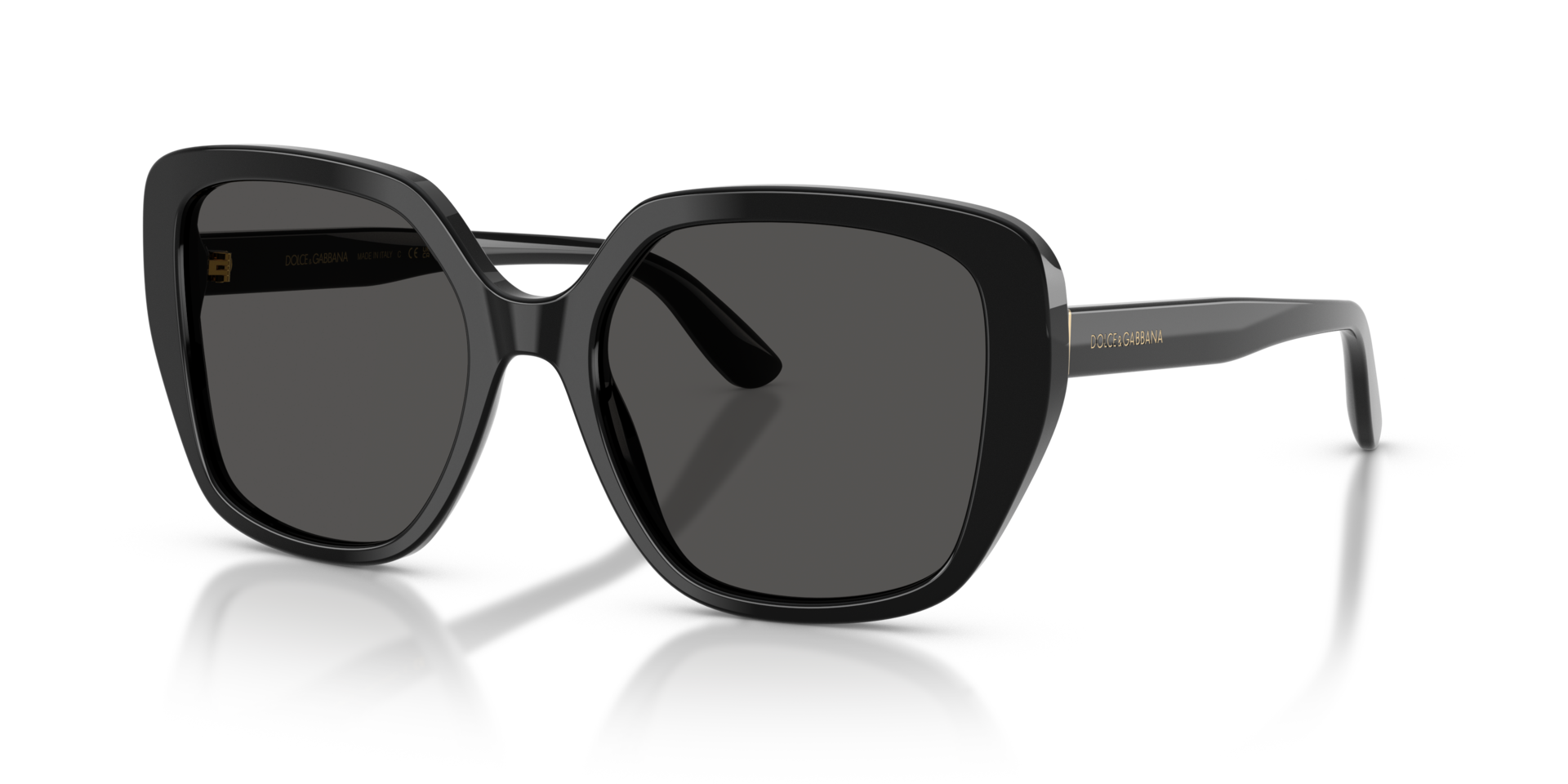 DG4569 Schwarz AcetatSunglass Frames von B24, Dreiviertelansicht