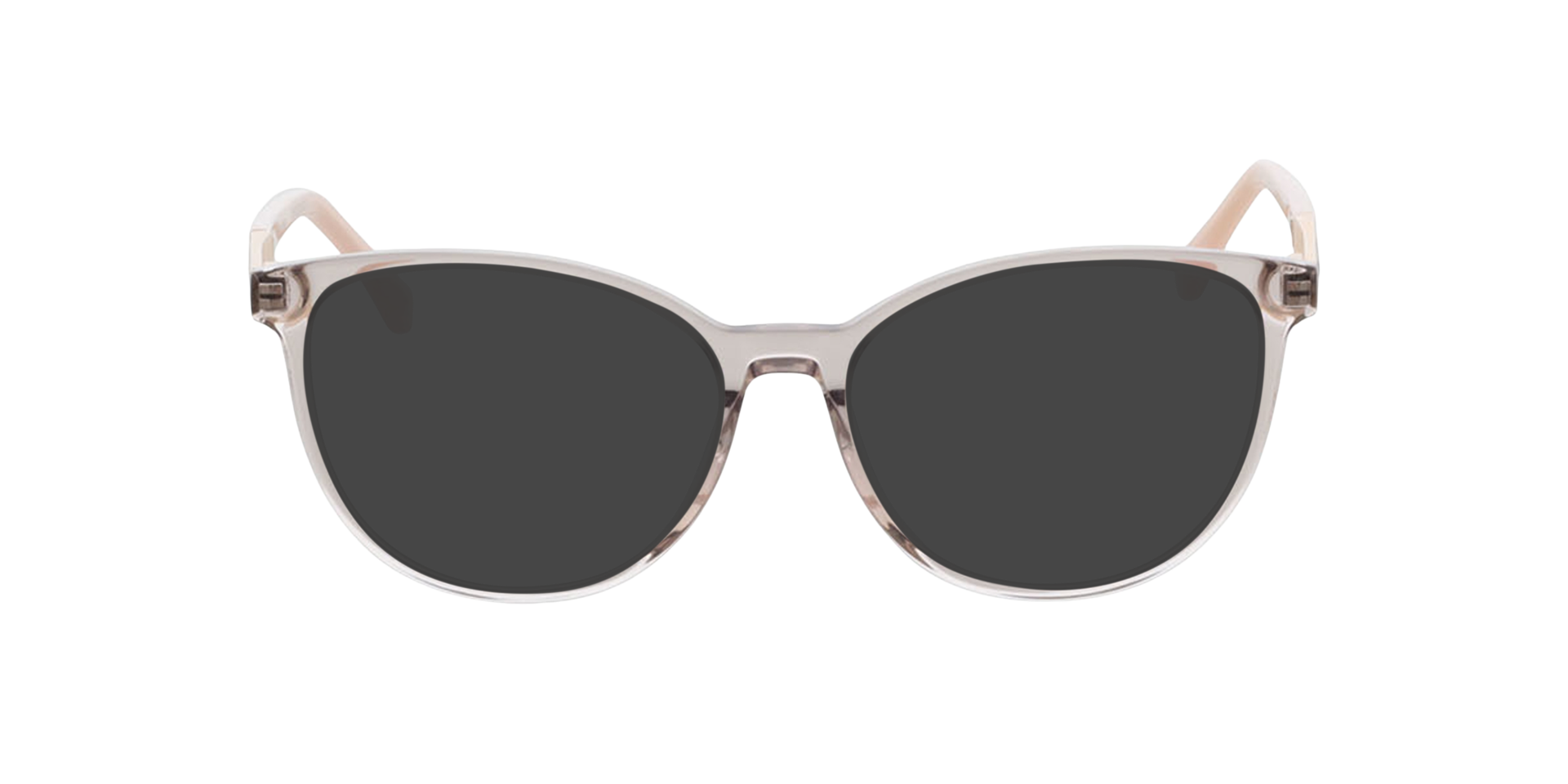 Malaga Kristal nude  &  satijn goud AcetaatEyeglass Frames van B24, met getinte lenzen