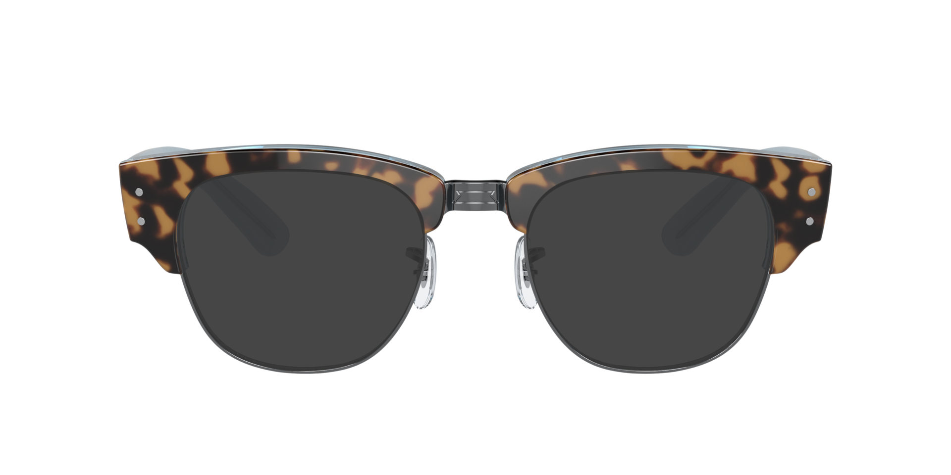 RB0316V Havana op blauw op staalgrijs KunststofEyeglass Frames van B24, met getinte lenzen