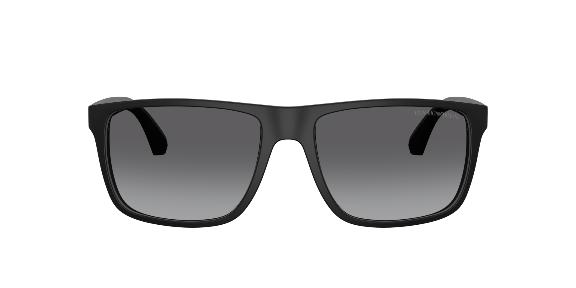 EA4033 Rubber zwart en grijs KunststofSunglass Frames van B24, met getinte lenzen