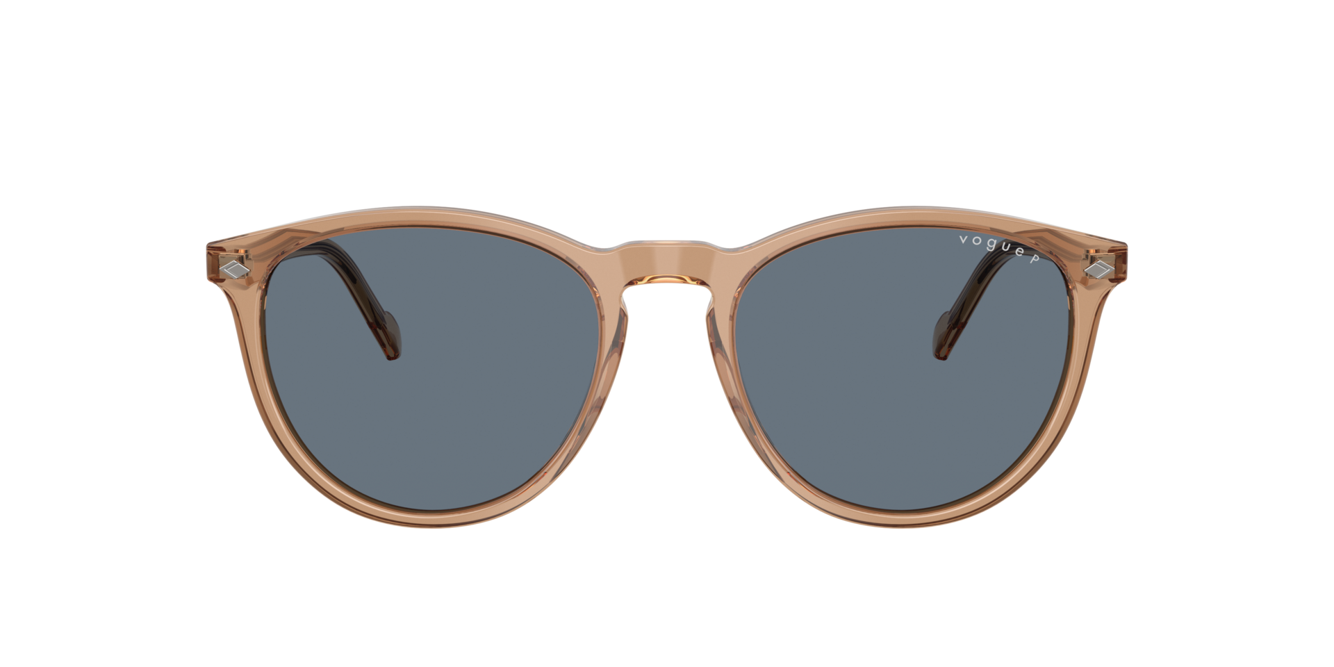 VO5599S Transparant bruin AcetaatSunglass Frames van B24, met getinte lenzen