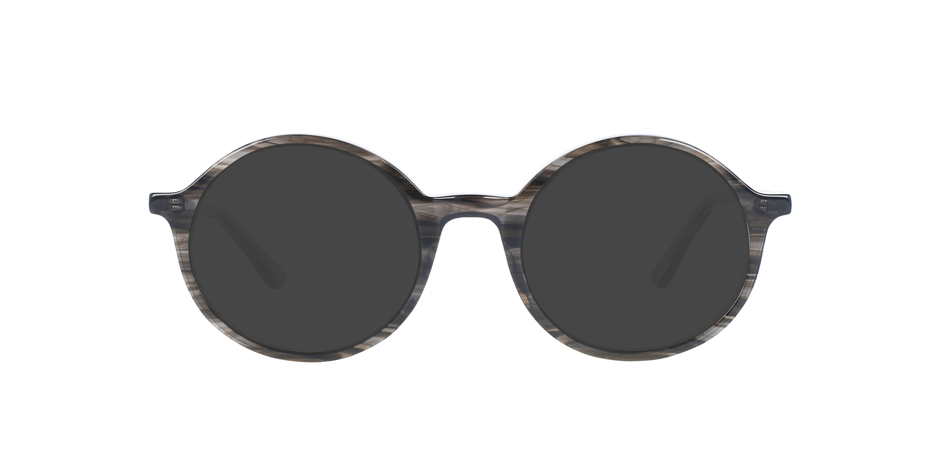 Benedict Striped Gainsboro AcetaatEyeglass Frames van B24, met getinte lenzen