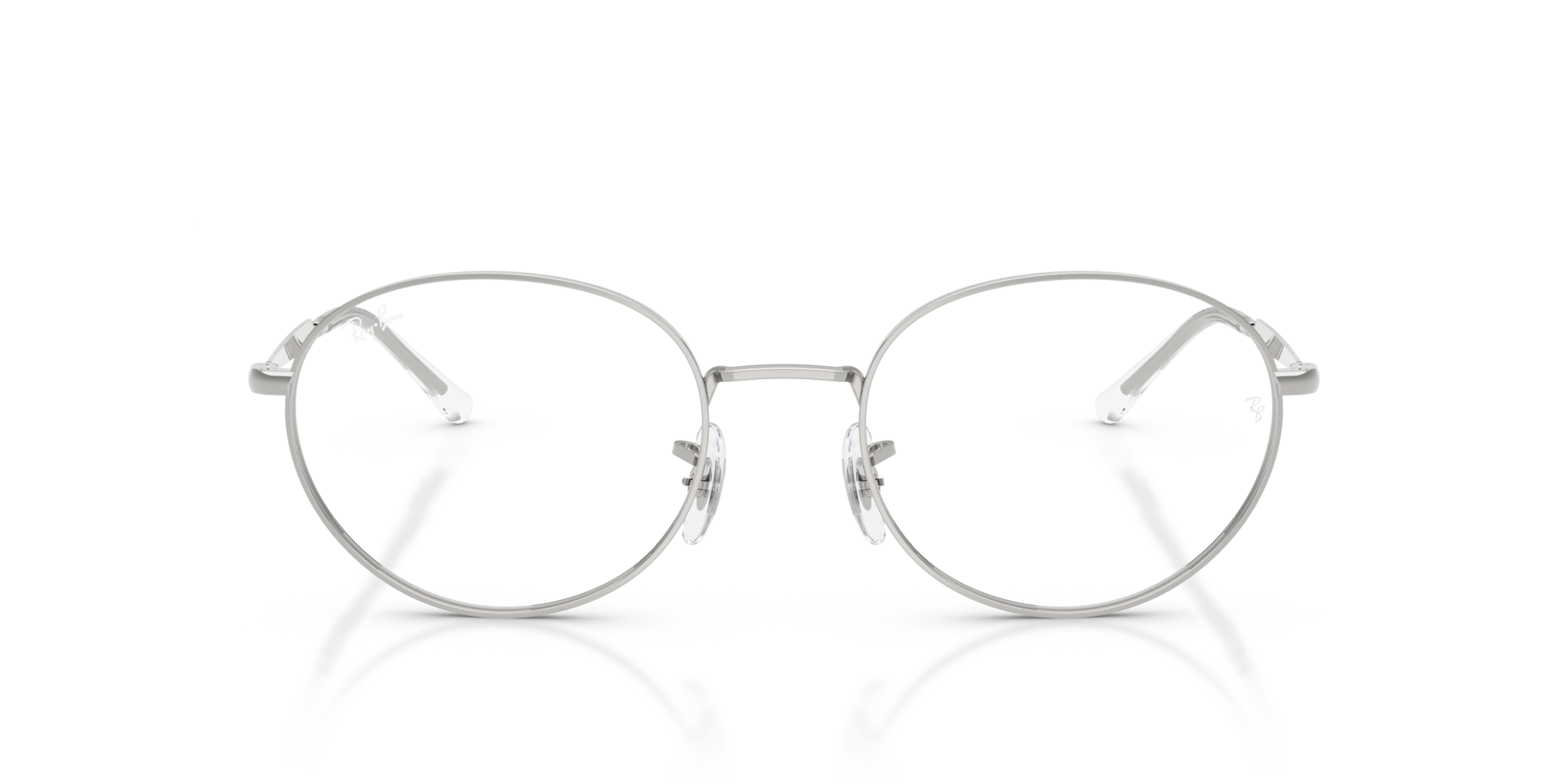 RB6558 Silber MetallEyeglass Frames von B24, Vorderansicht