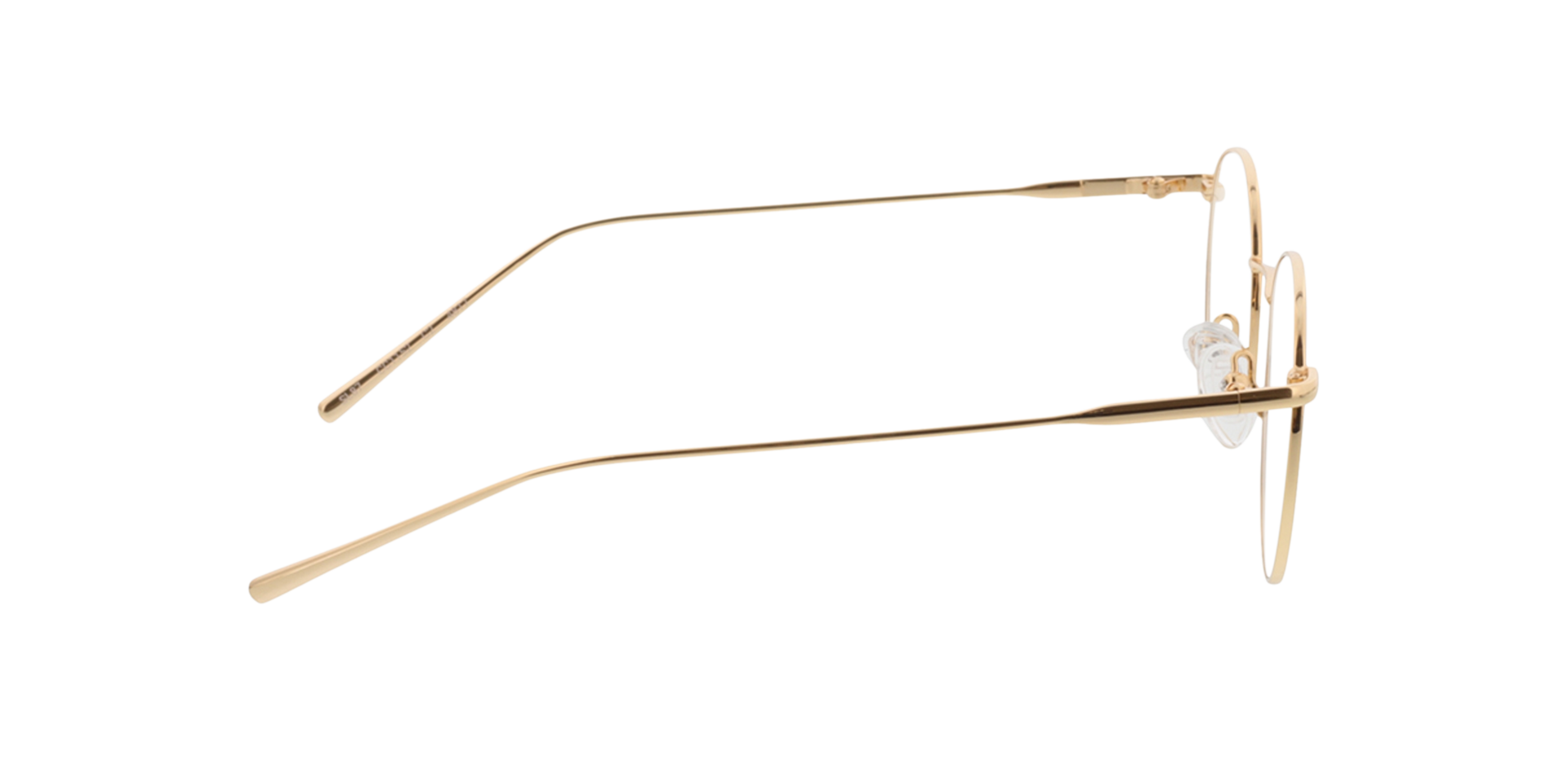 Forks Goud MetaalEyeglass Frames van B24, Zijaanzicht