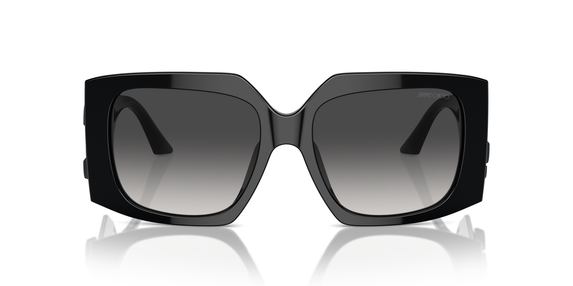 JC5006U Schwarz AcetatSunglass Frames von B24, Vorderansicht