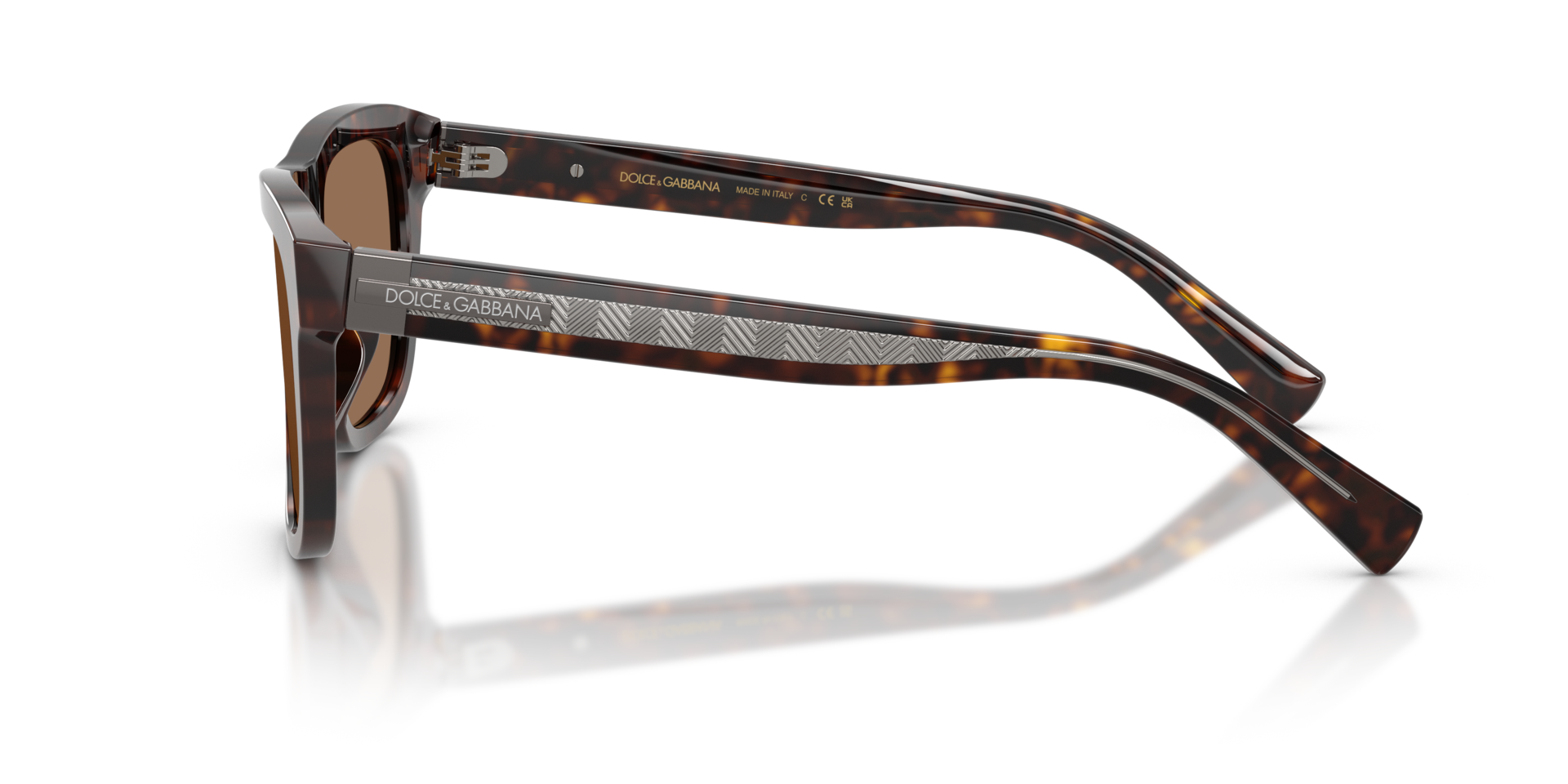 DG4545 Havana AcetatSunglass Frames von B24, Seitenansicht