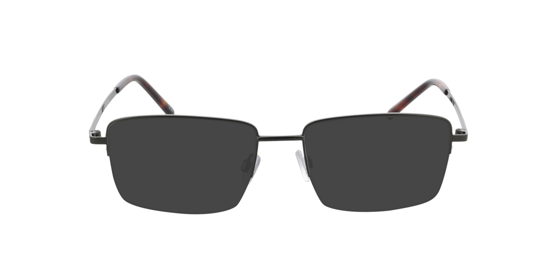 Dawson Donkergroen  &  Havana MetaalEyeglass Frames van B24, met getinte lenzen