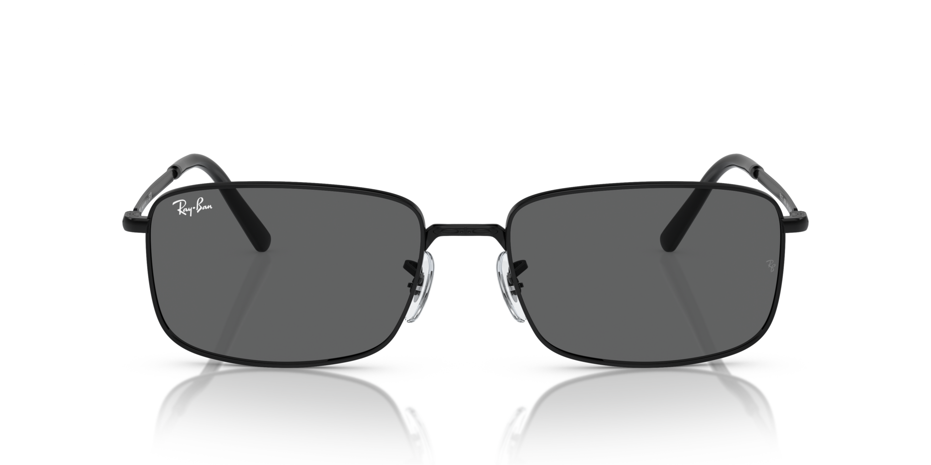 RB3717 Schwarz MetallSunglass Frames von B24, Vorderansicht