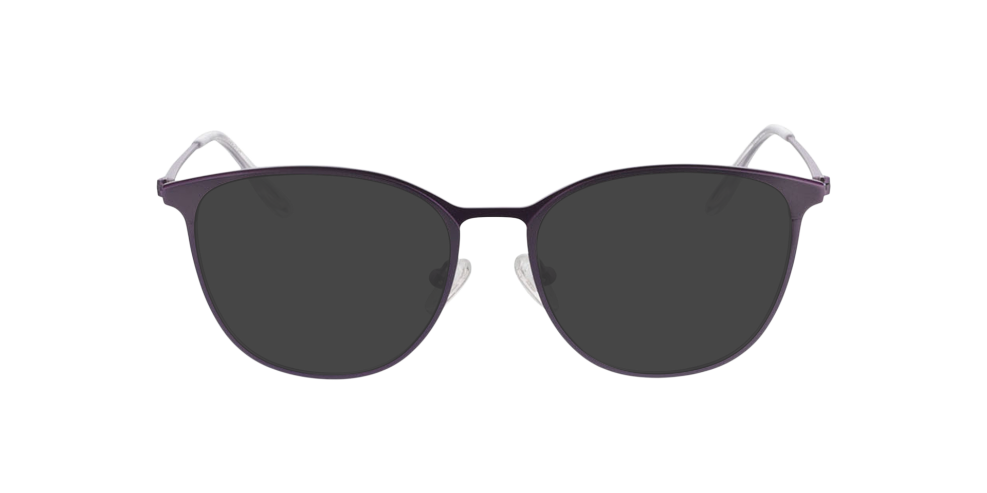Madrid Matpaars  &  matdonkerpaars MetaalEyeglass Frames van B24, met getinte lenzen