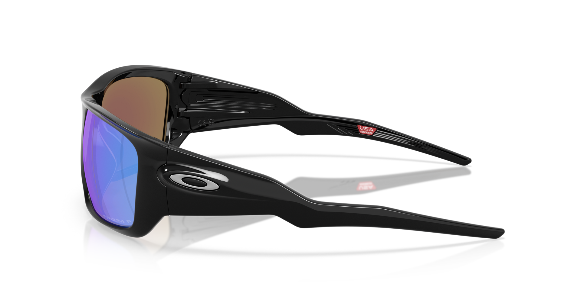 Masseter Glanzend zwart KunststofSunglass Frames van B24, Zijaanzicht