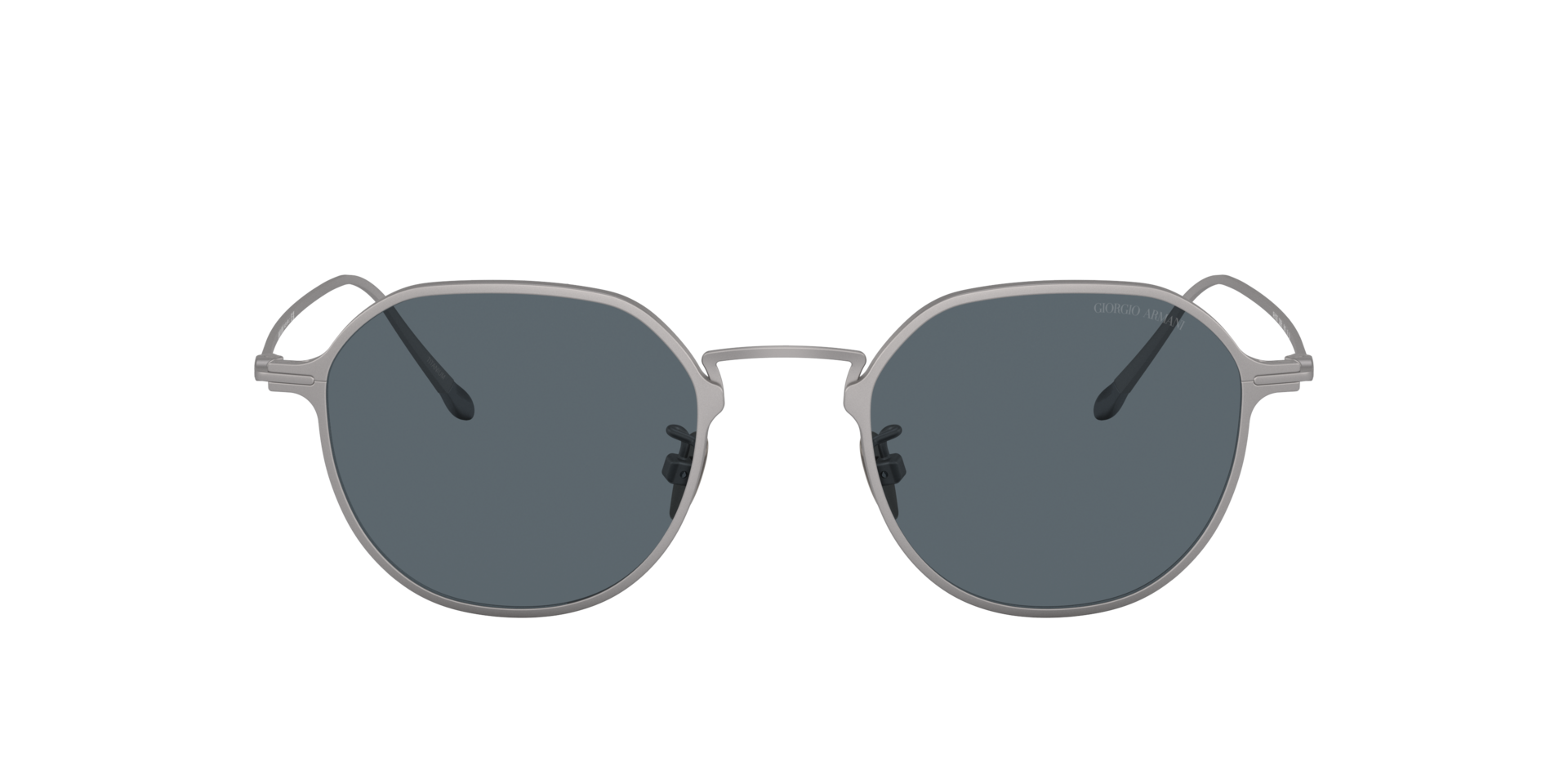 AR6138T Mat Staalgrijs TitaanSunglass Frames van B24, met getinte lenzen