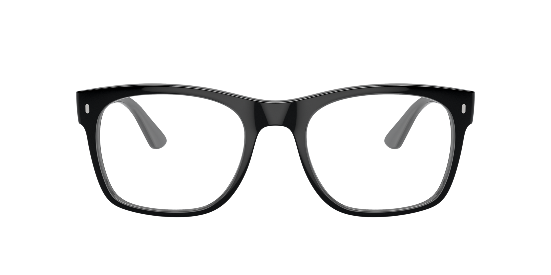 RB7228 Schwarz KunststoffEyeglass Frames von B24, Vorderansicht