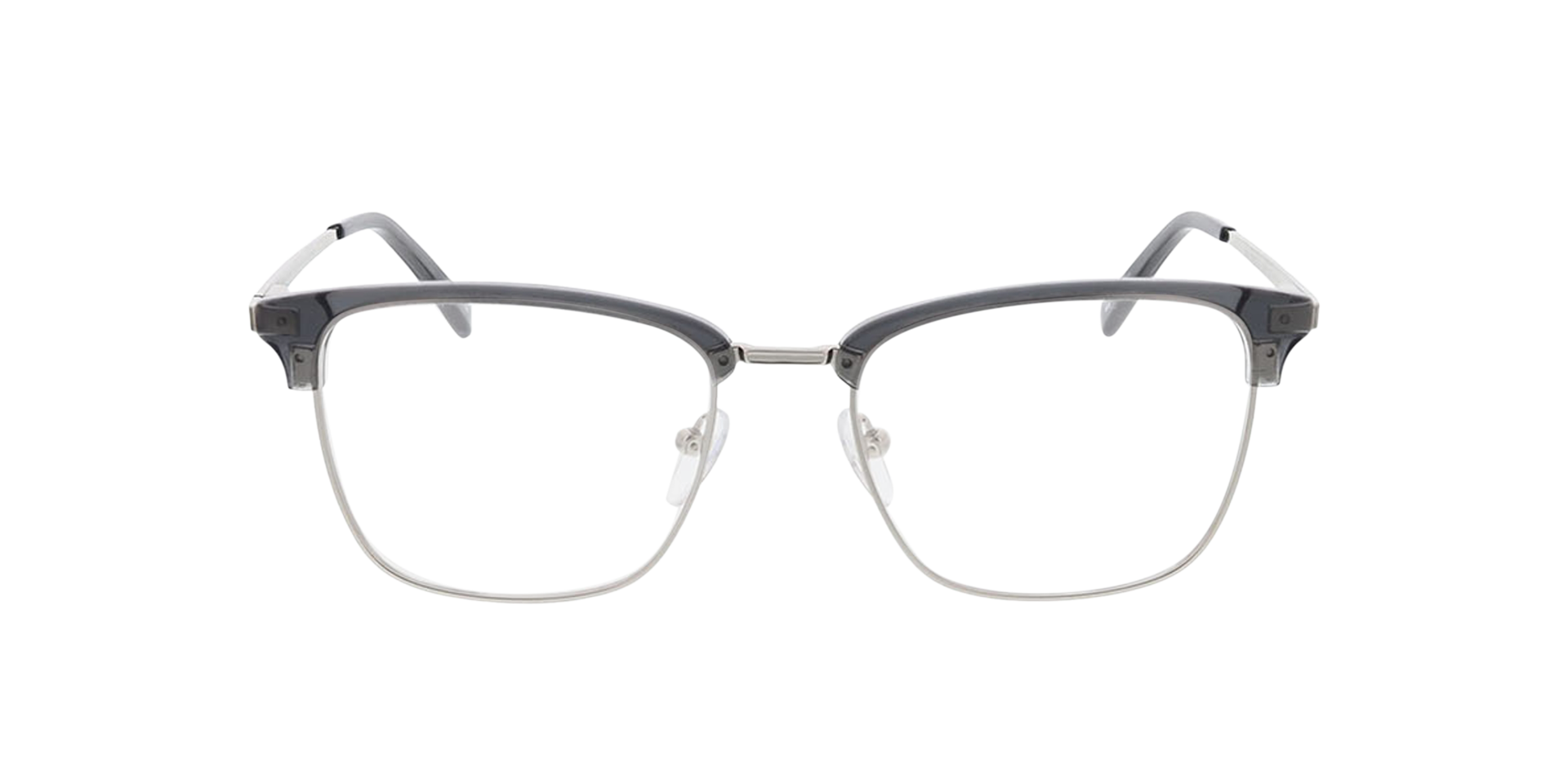 Tupelo Kristal blauw  &  zilver MetaalEyeglass Frames van B24, Vooraanzicht