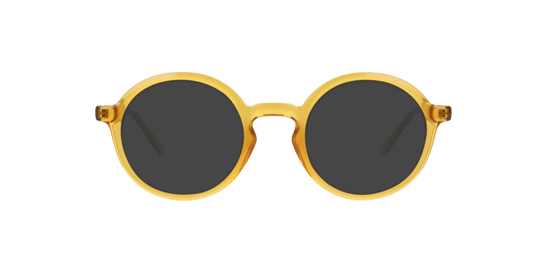 Lynn Crystal Yellow KunststoffEyeglass Frames von B24, mit getönten Gläsern