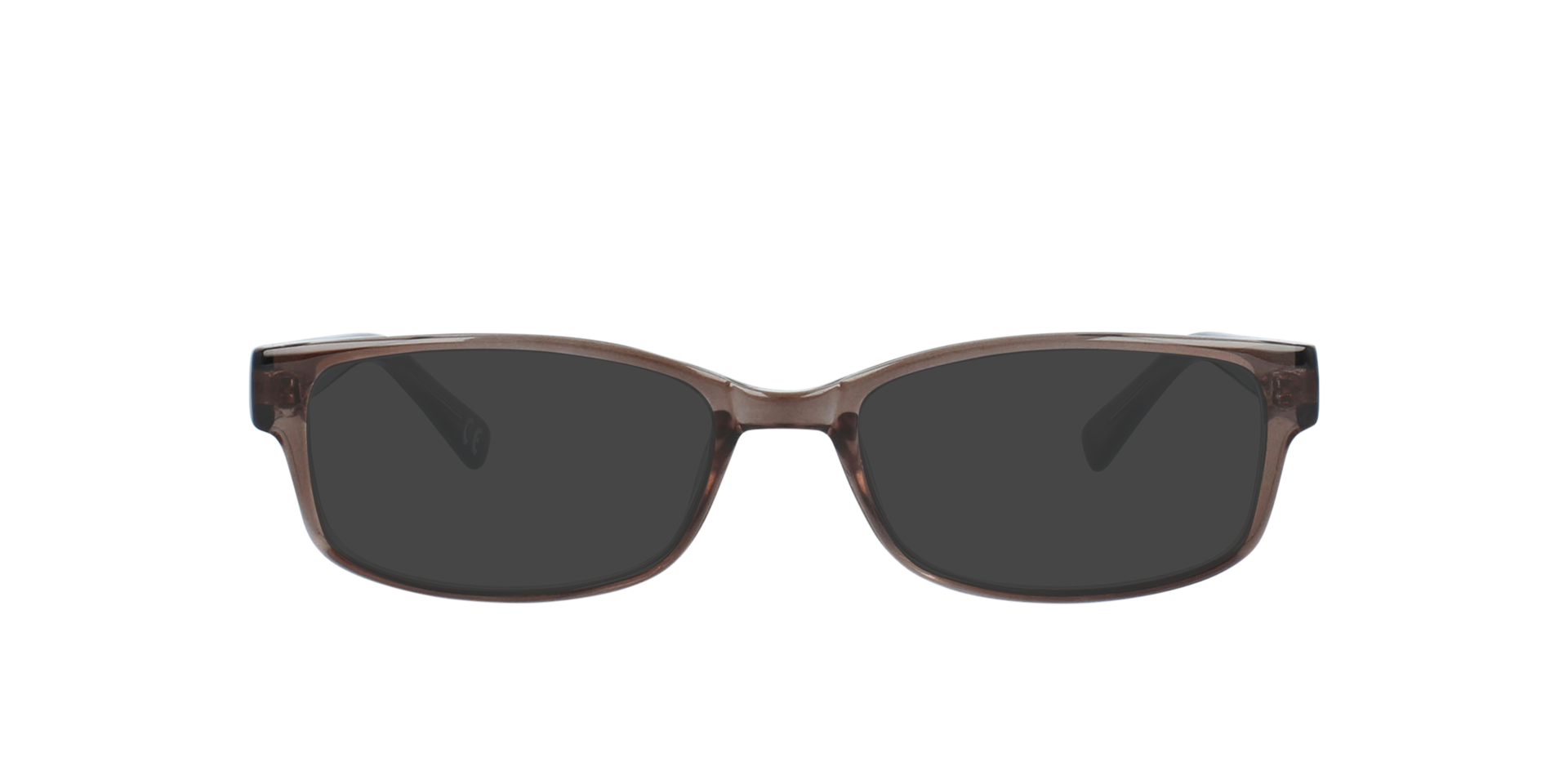 Drifter Shiny Crystal Grey KunststofSunglass Frames van B24, met getinte lenzen