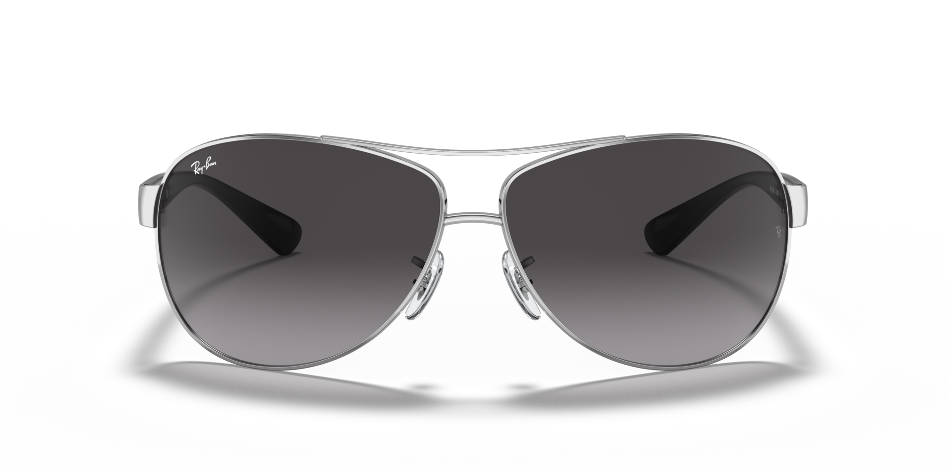 RB3386 Zilver MetaalSunglass Frames van B24, Vooraanzicht