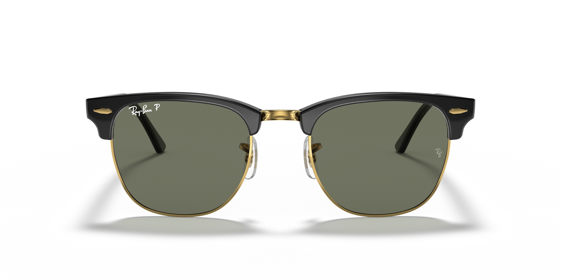 RB3016 Black & Gold AcetatSunglass Frames von B24, Vorderansicht