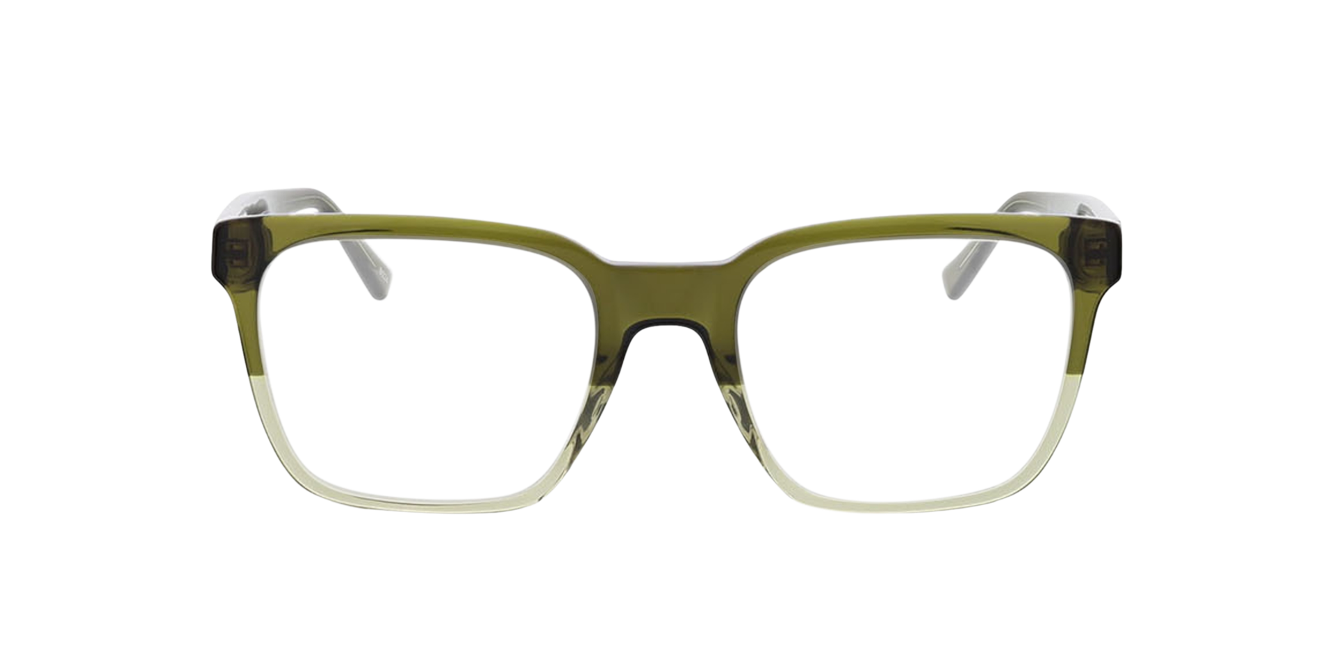 Atlanta Gradiënt groen AcetaatEyeglass Frames van B24, Vooraanzicht