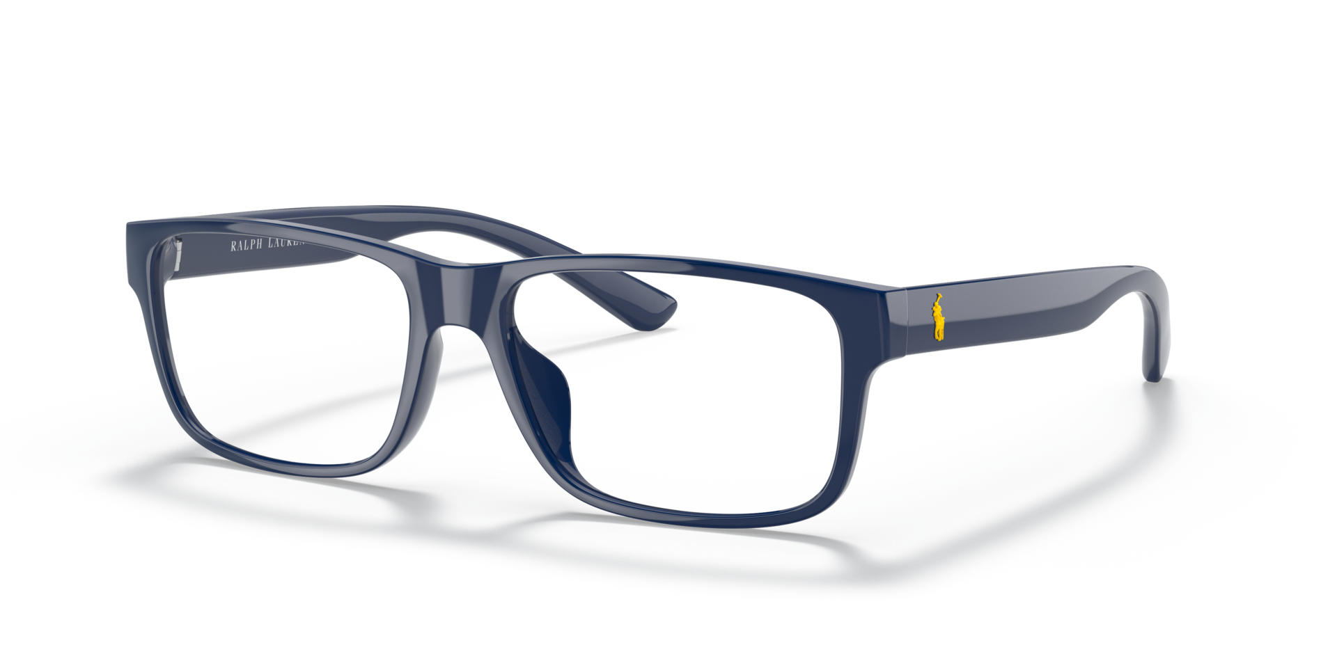 PH2237U Shiny Navy Blue KunststoffEyeglass Frames von B24, Dreiviertelansicht