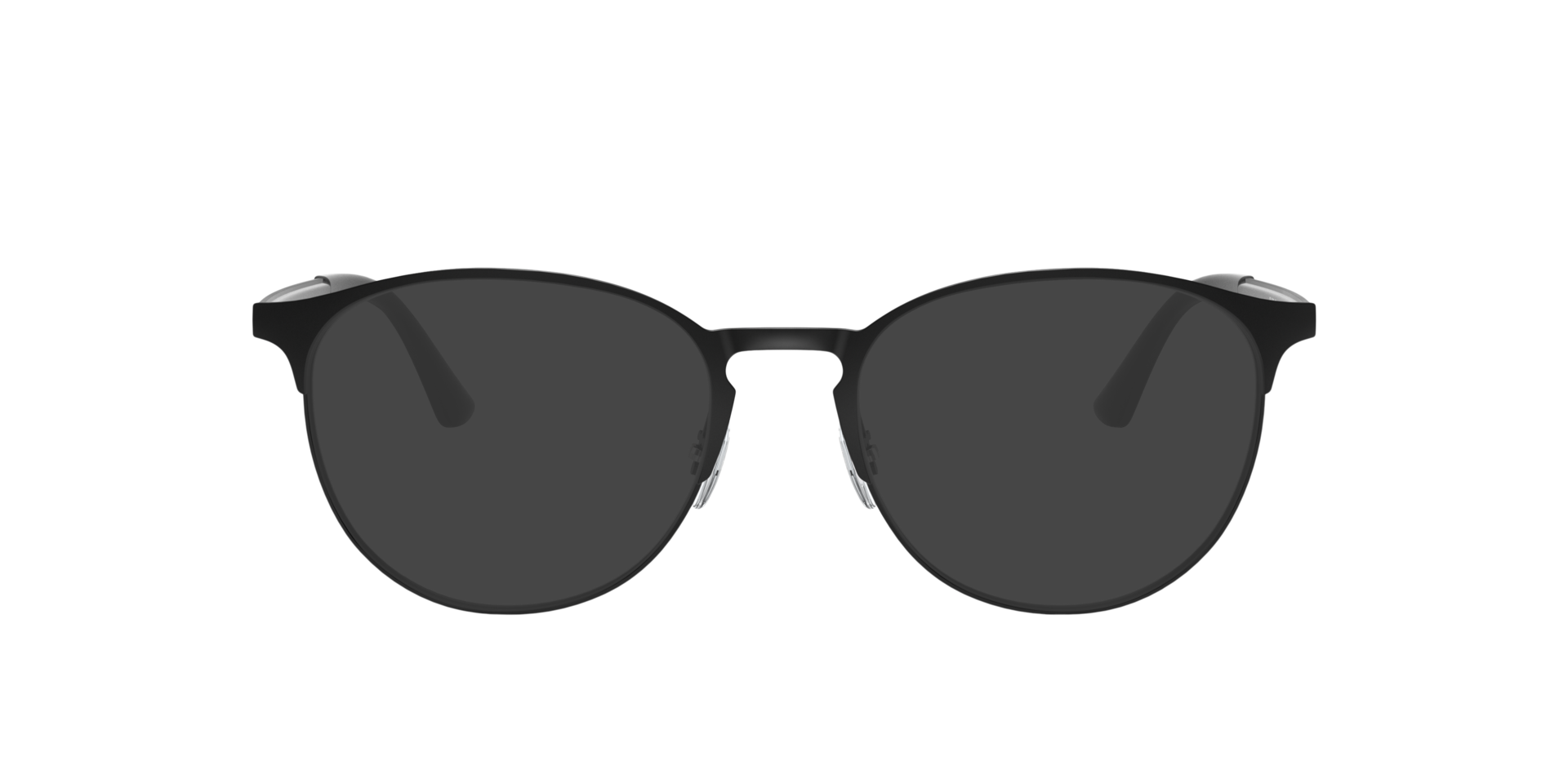 RB6375 Schwarz MetallEyeglass Frames von B24, mit getönten Gläsern