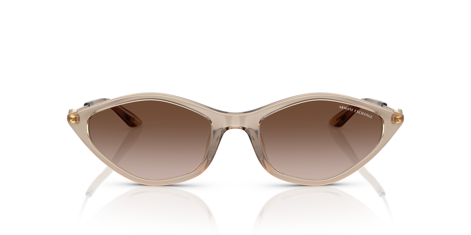 AX4152SU Opalescent Light Beige KunststofSunglass Frames van B24, Vooraanzicht