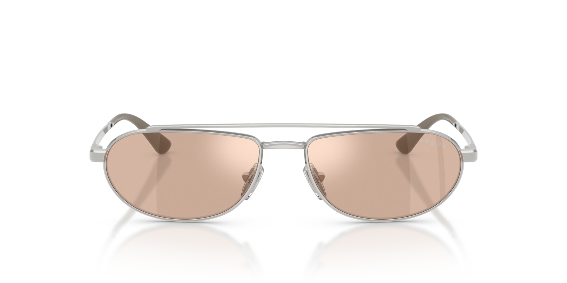 VO4371S Silber MetallSunglass Frames von B24, Vorderansicht