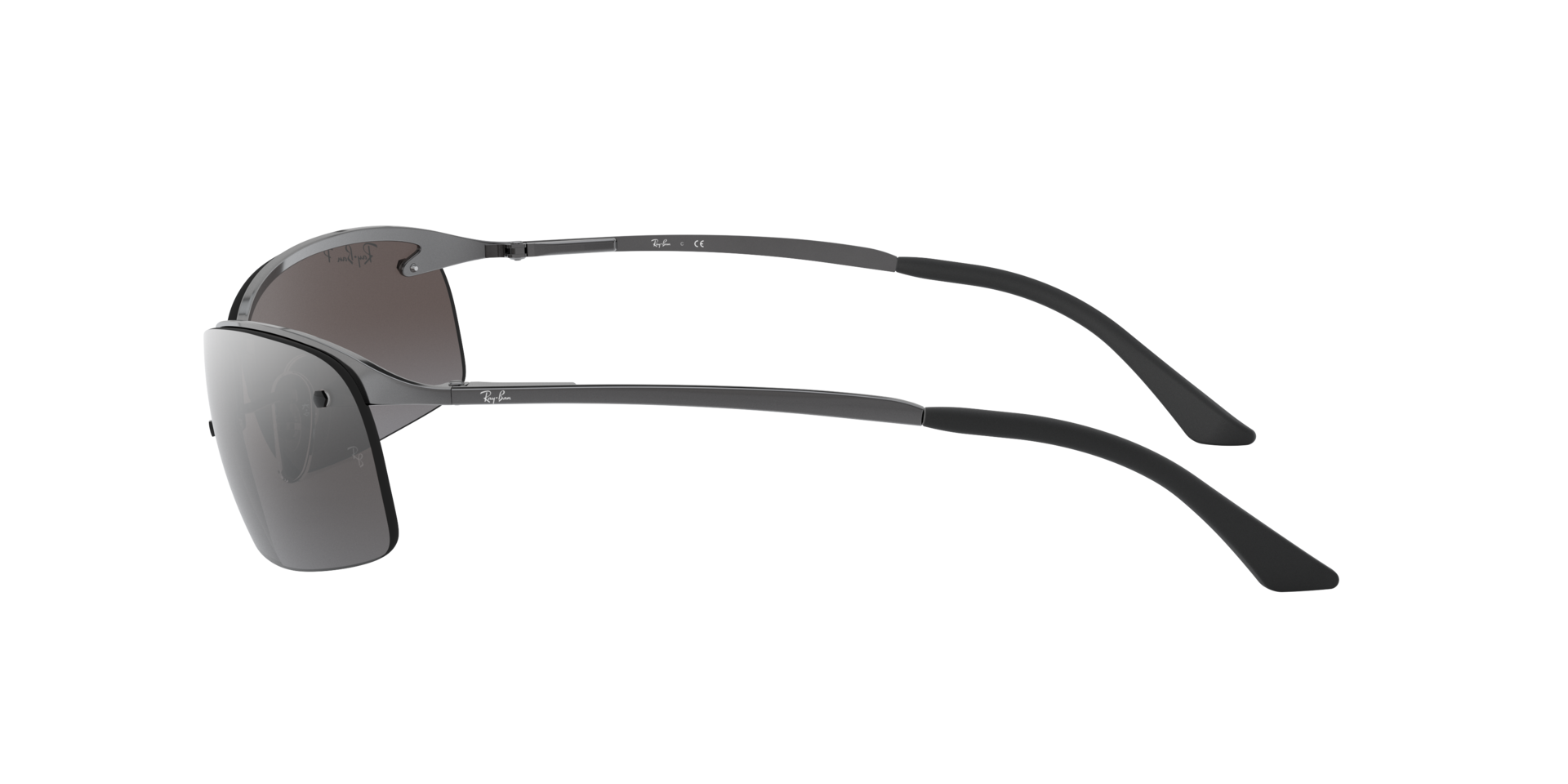 RB3183 Staalgrijs MetaalSunglass Frames van B24, Zijaanzicht