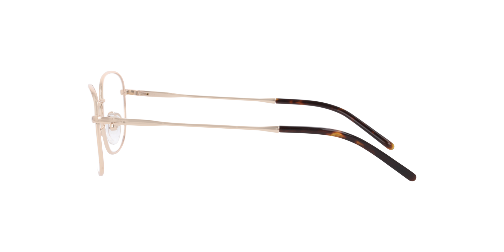Helsingborg Goud MetaalEyeglass Frames van B24, Zijaanzicht
