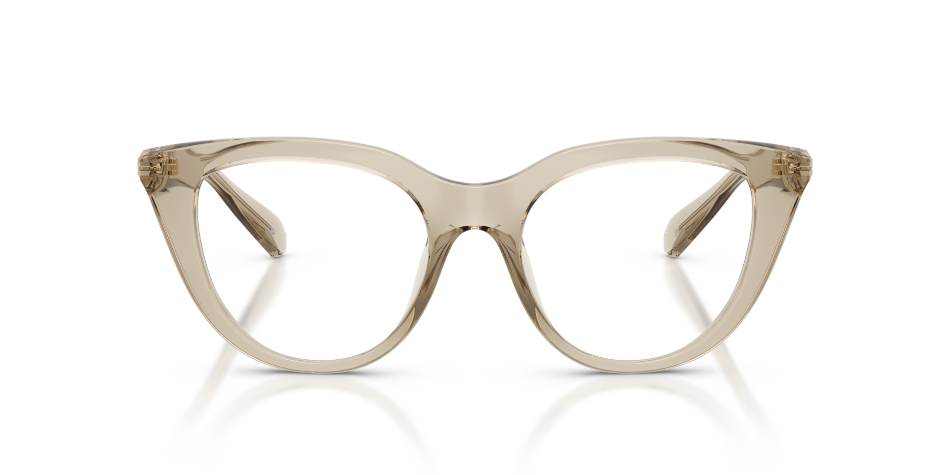 SK2052 Transparent Beige KunststoffEyeglass Frames von B24, Vorderansicht