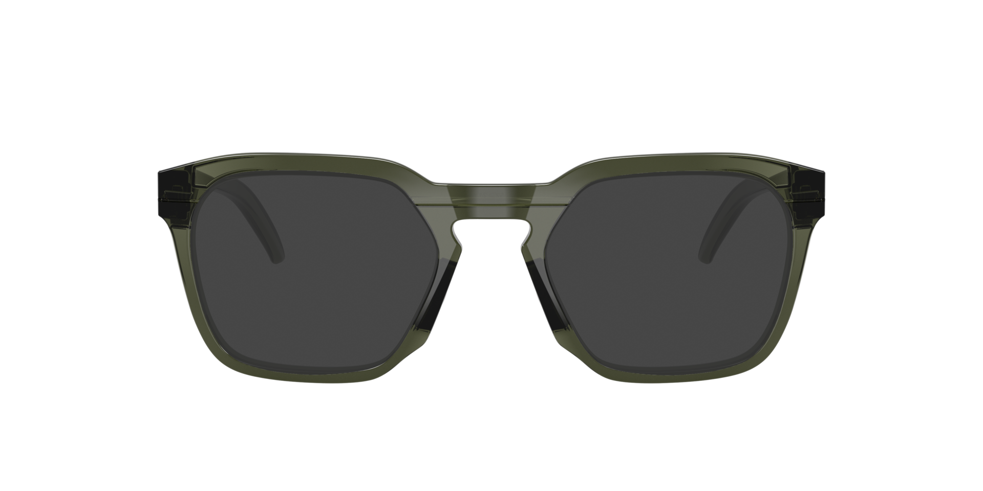 HSTN SQ Olijfgroen Inkt KunststofEyeglass Frames van B24, met getinte lenzen