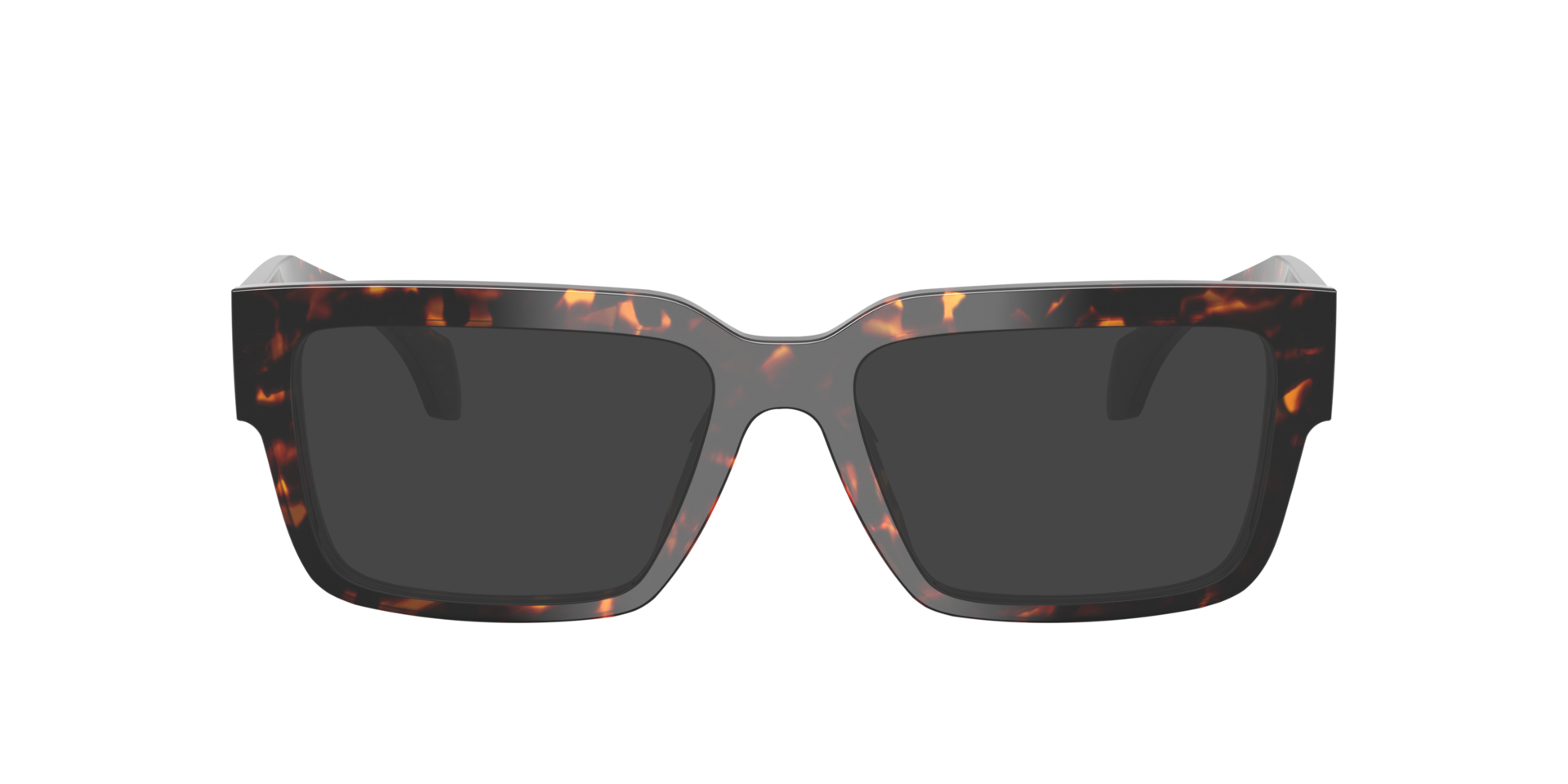 VE3374U Havana AcetaatEyeglass Frames van B24, met getinte lenzen