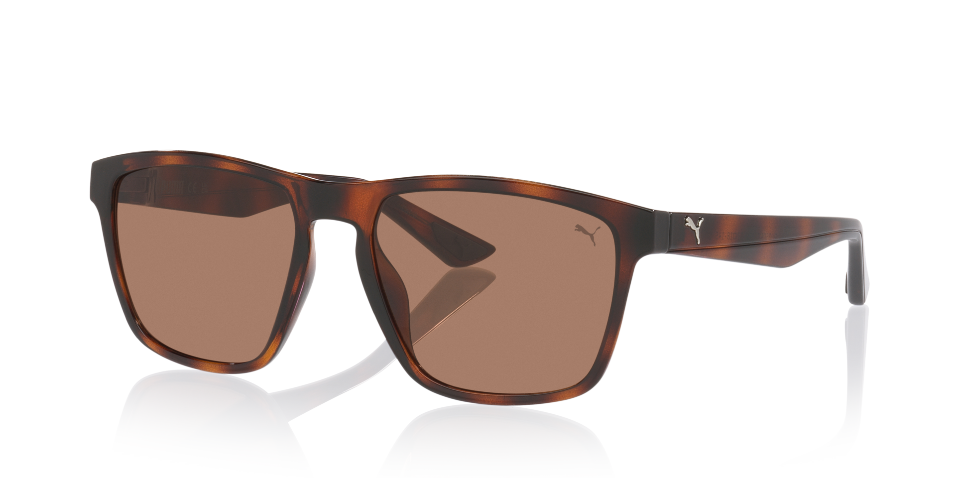 PU0505S Tortoise KunststofSunglass Frames van B24, Hoekweergave