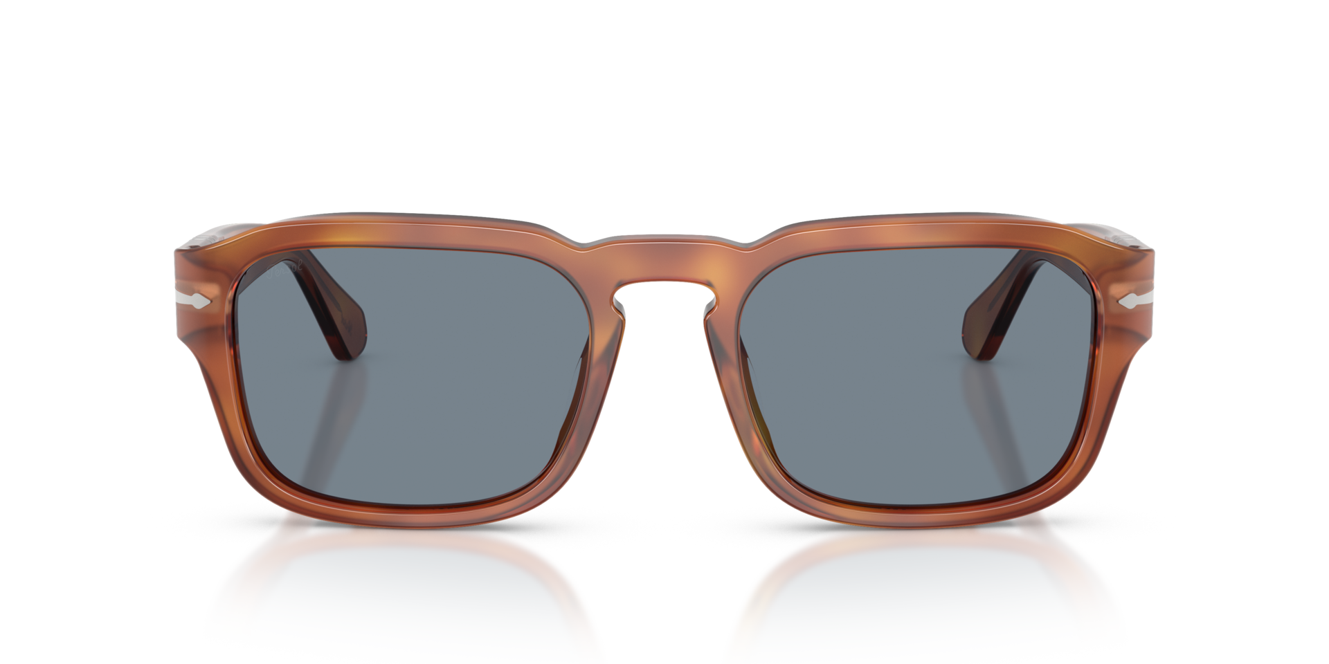 PO3386S Terra Di Siena AcetaatSunglass Frames van B24, Vooraanzicht