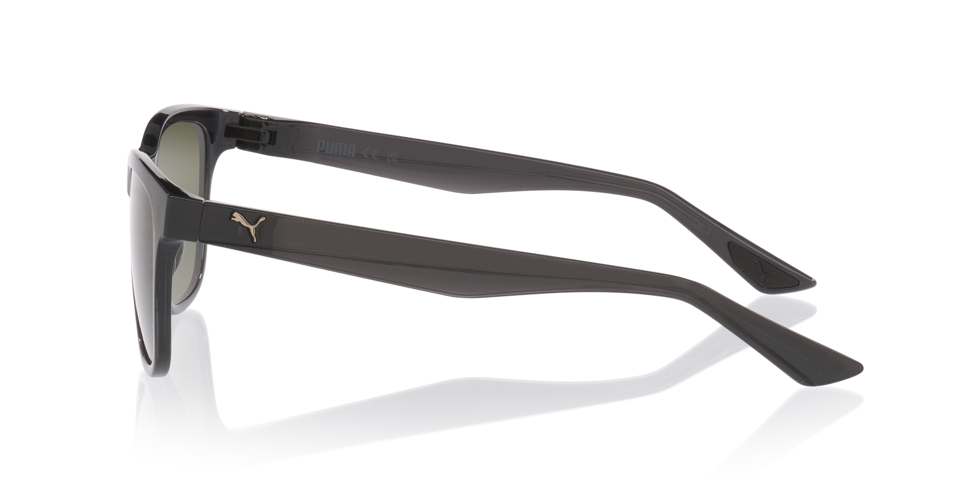 PU0506S Grijs KunststofSunglass Frames van B24, Zijaanzicht