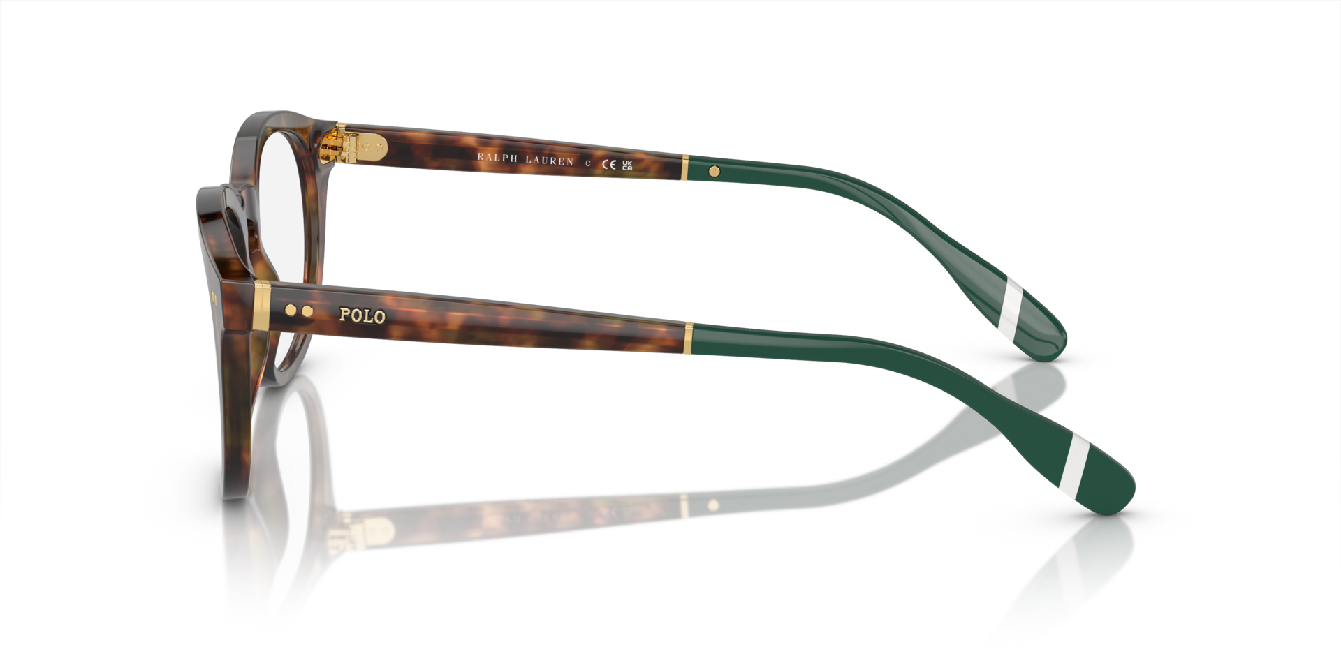 PH2267 Glanzend bruin tortoise AcetaatEyeglass Frames van B24, Zijaanzicht