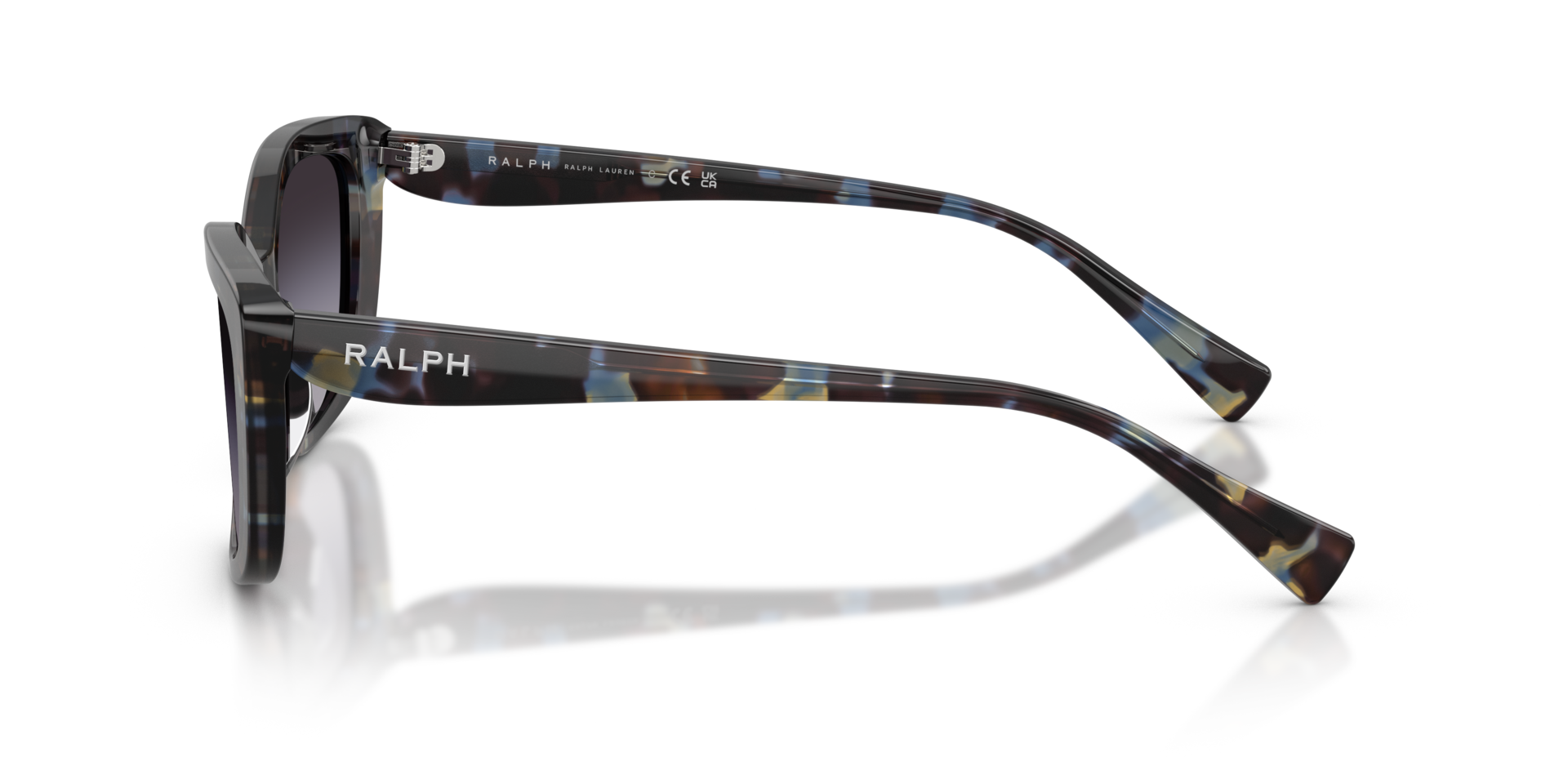 RA5358U Blue Havana AcetatSunglass Frames von B24, Seitenansicht