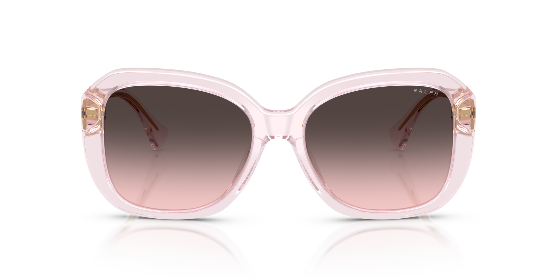 RA5321U Pink transparent AcetatSunglass Frames von B24, Vorderansicht