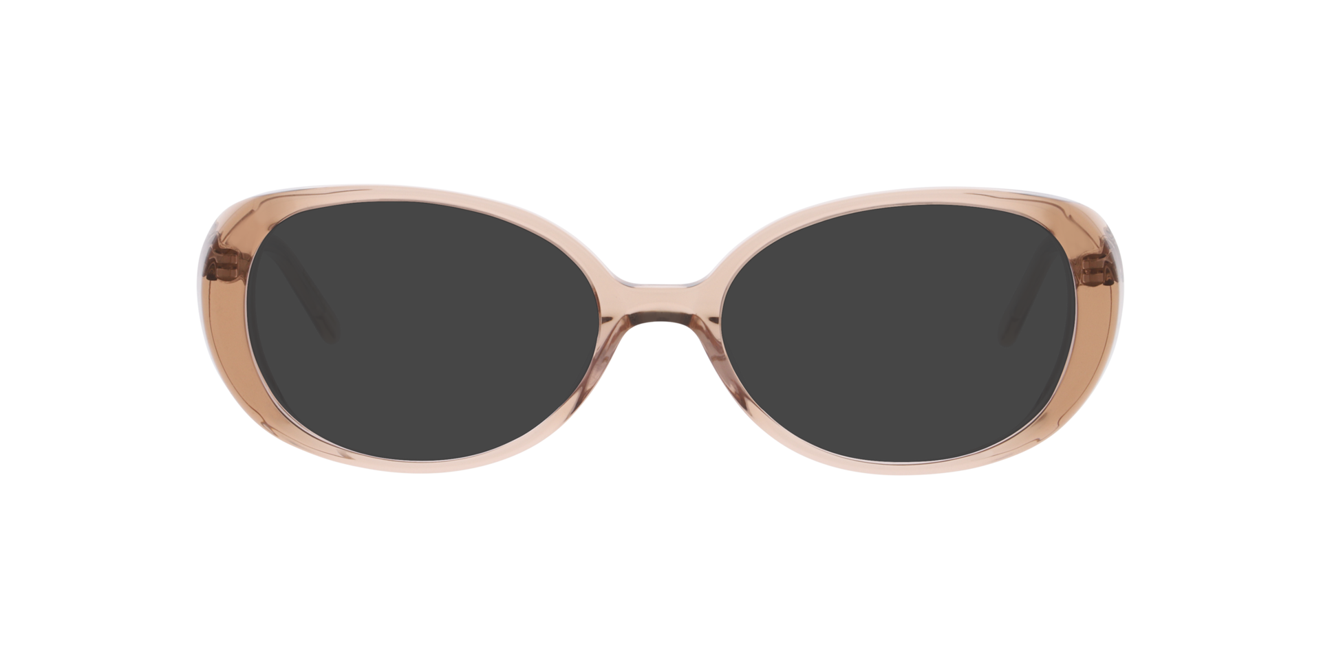 Poppy Crystal Light Beige AcetaatEyeglass Frames van B24, met getinte lenzen