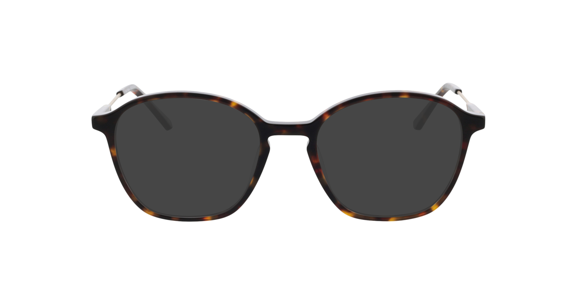 Brenda Havana  &  matgoud AcetaatEyeglass Frames van B24, met getinte lenzen