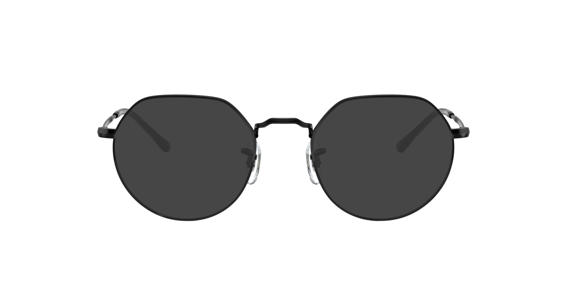 RB6465 Schwarz MetallEyeglass Frames von B24, mit getönten Gläsern
