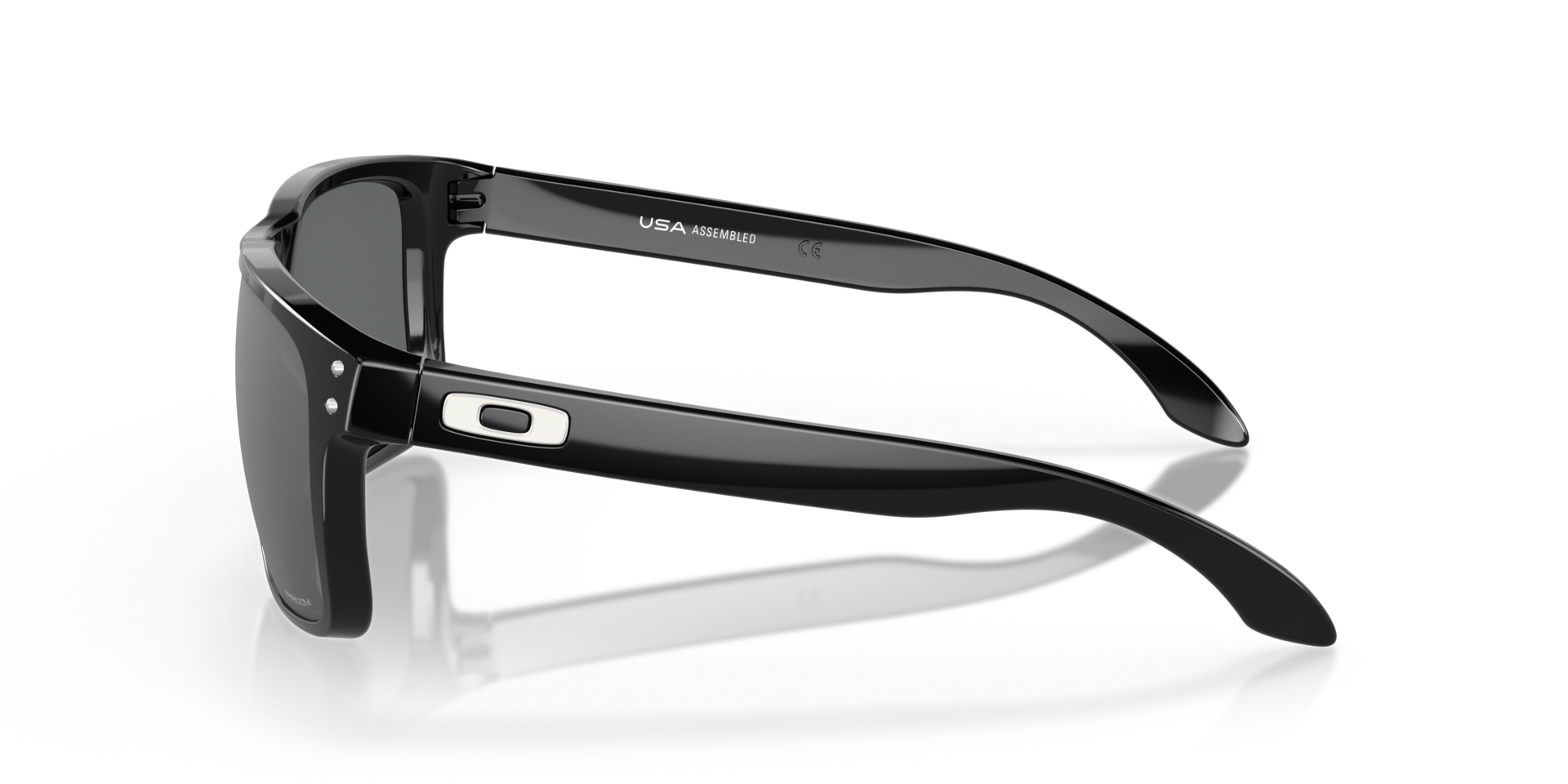 Holbrook™ XL Glanzend zwart KunststofSunglass Frames van B24, Zijaanzicht