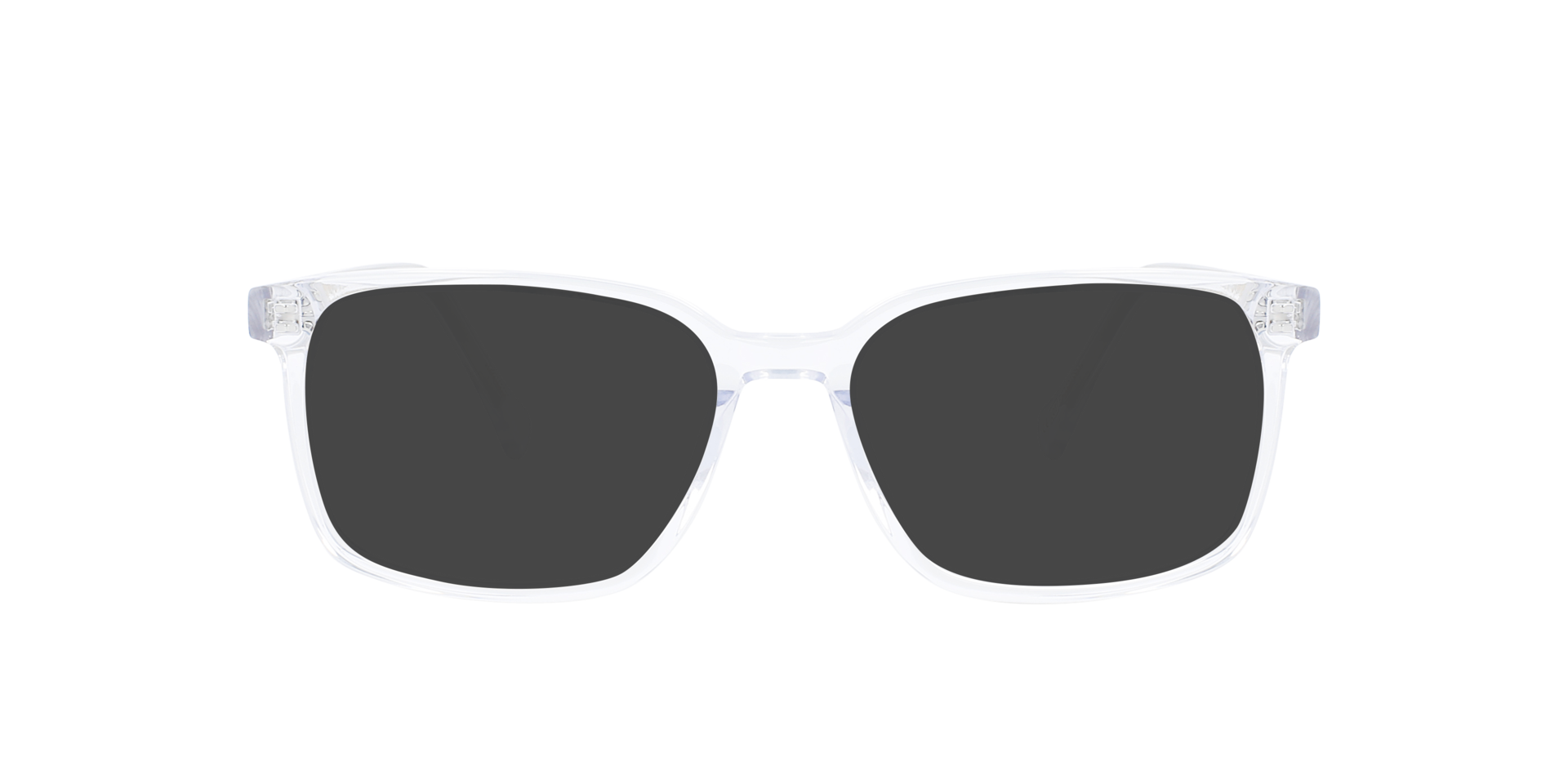Mondrian White Crystal AcetaatEyeglass Frames van B24, met getinte lenzen