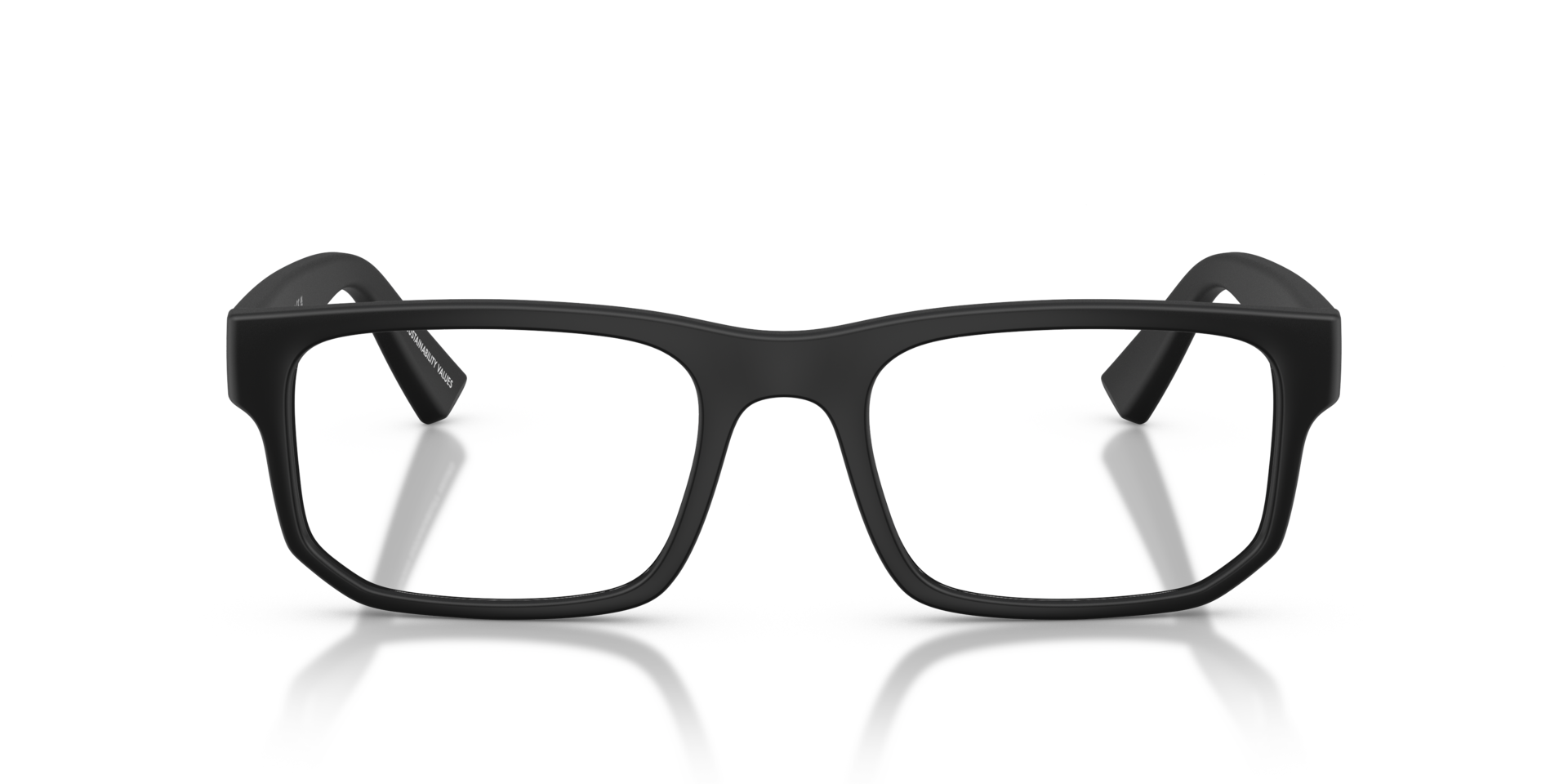 AX3135 Matt Schwarz KunststoffEyeglass Frames von B24, Vorderansicht