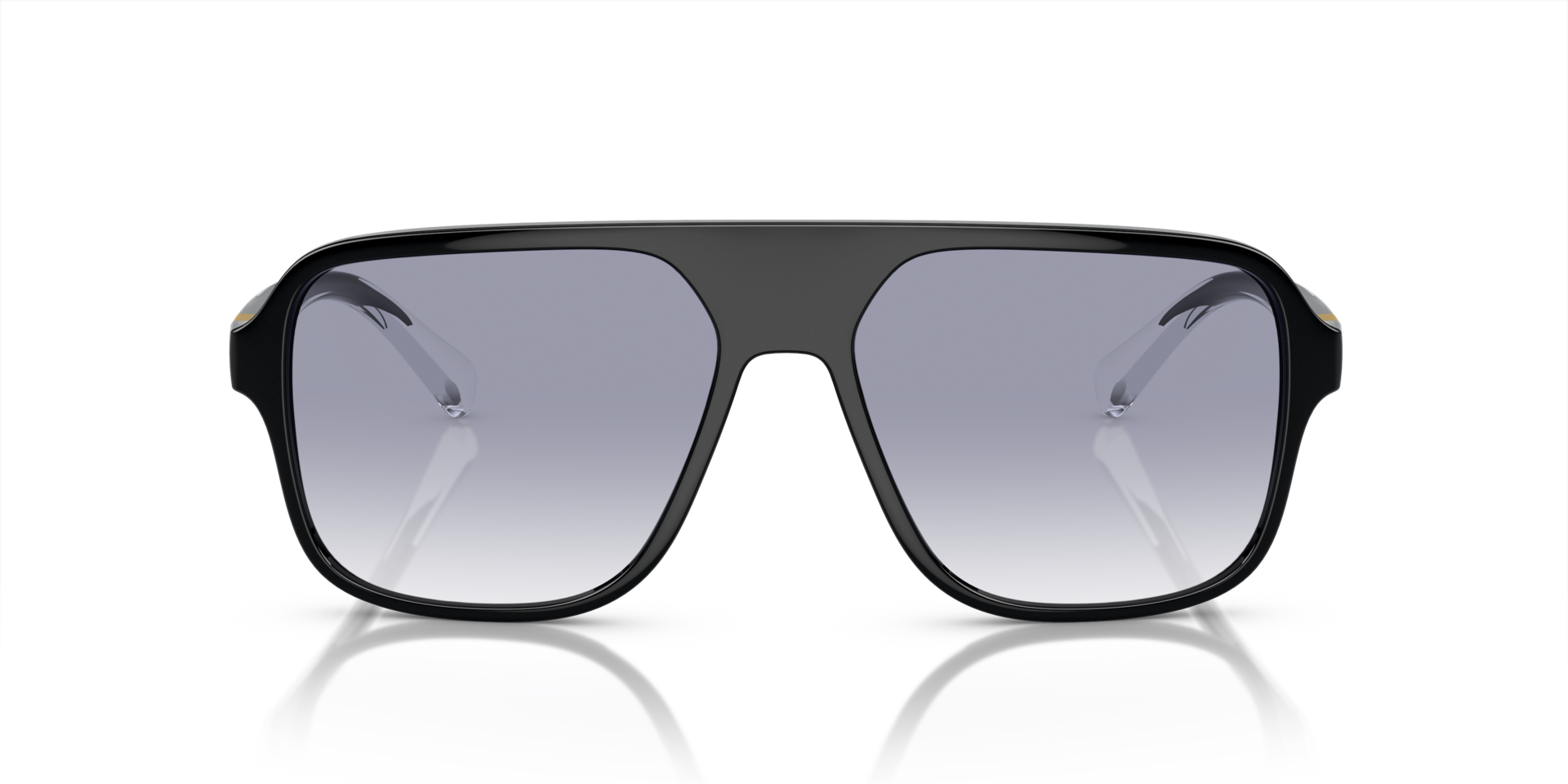 DG6134 Schwarz KunststoffSunglass Frames von B24, Vorderansicht