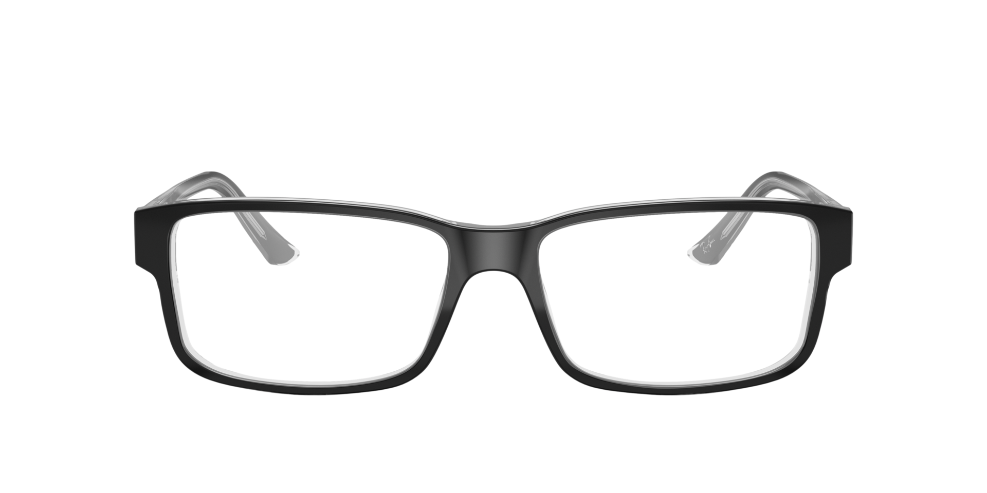 Zwart op transparant RB5245 -  Acetate Brillen
