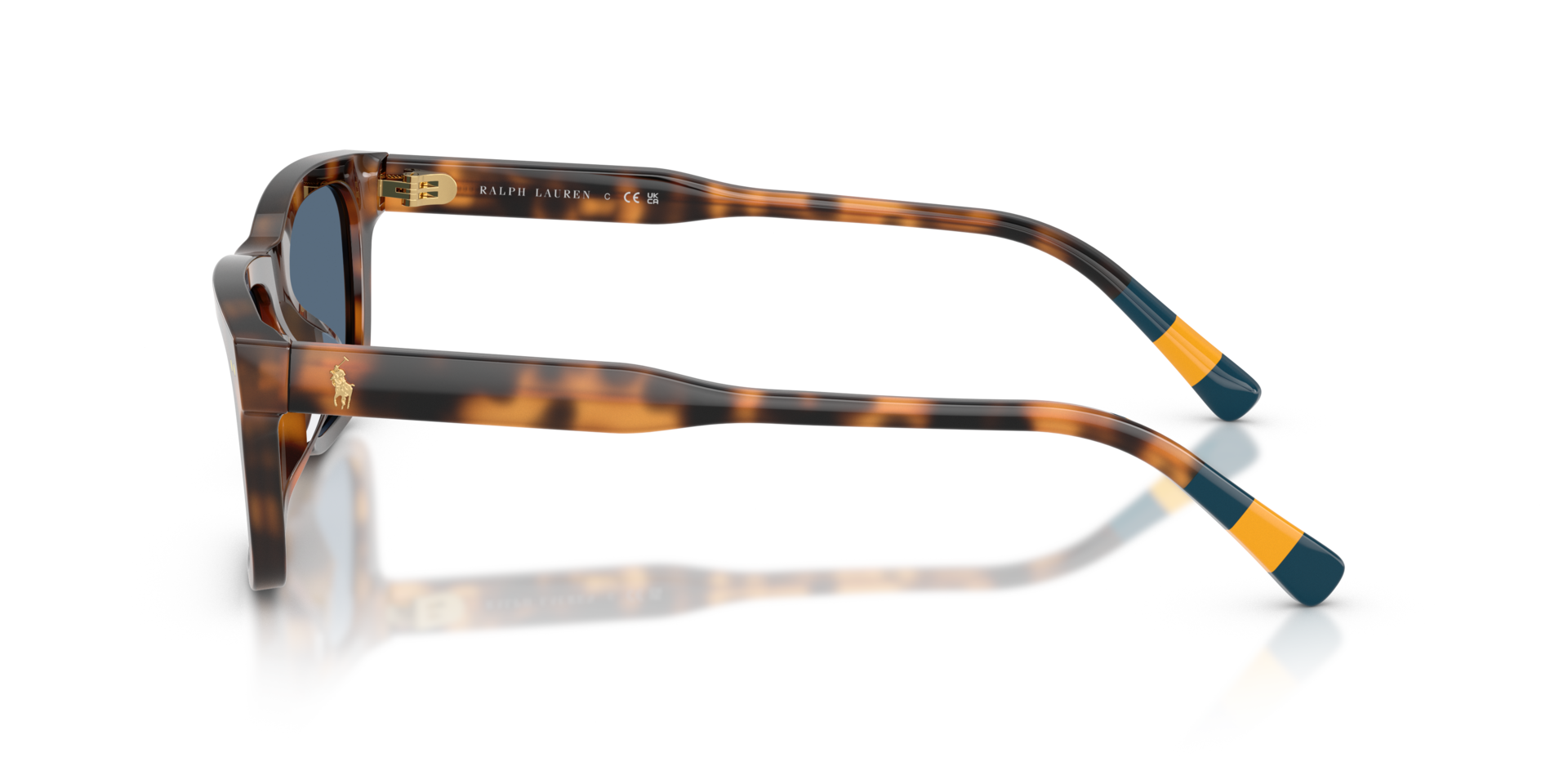 PH4240U Shiny Red Havana AcetaatSunglass Frames van B24, Zijaanzicht