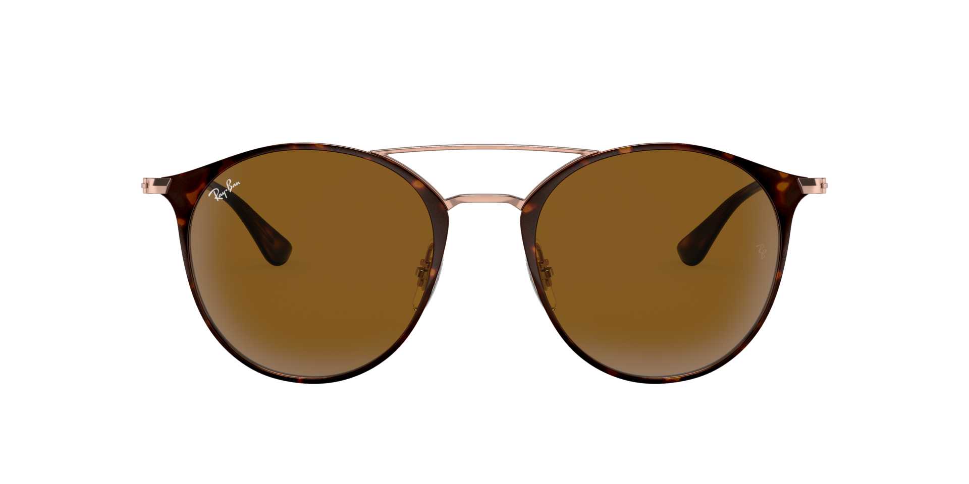 RB3546 Havana MetallSunglass Frames von B24, mit getönten Gläsern