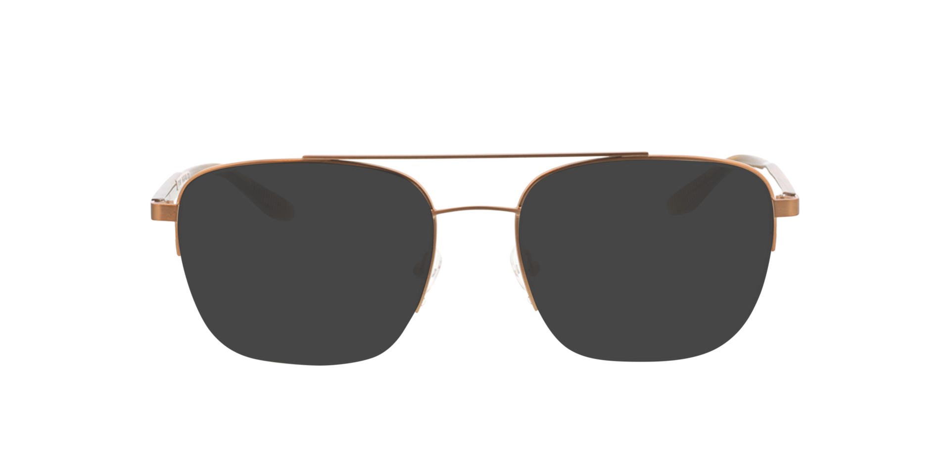 Zeus Brons  &  bruin hoorn MetaalEyeglass Frames van B24, met getinte lenzen