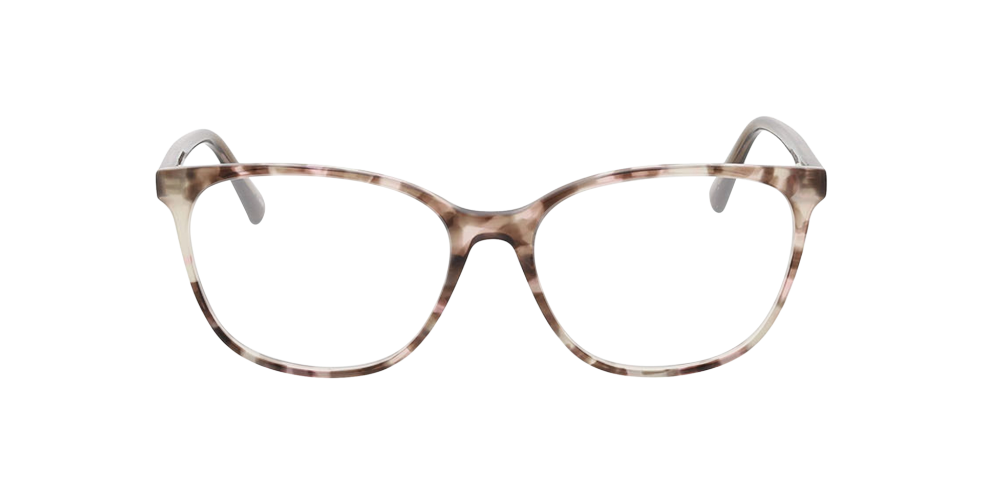 Samantha Gestippeld bruin roze Havana AcetaatEyeglass Frames van B24, Vooraanzicht