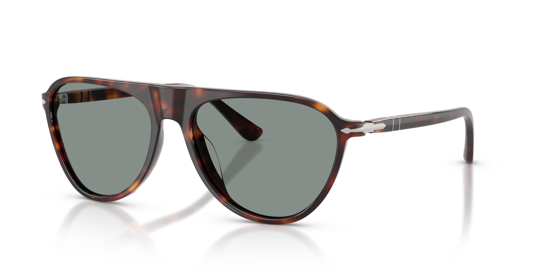 PO3404S Havana AcetatSunglass Frames von B24, Dreiviertelansicht